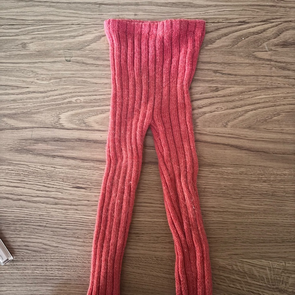 Oeuf Coral Ribbed Knit Leg Warmers